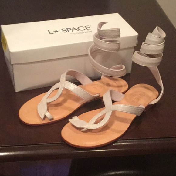 Snake Wrap Sandals - Picture 5 of 7